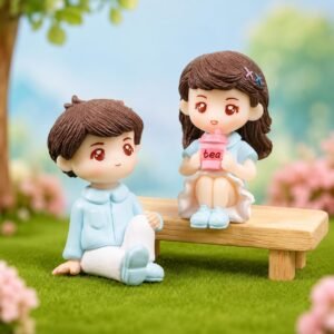 Cute Couple Miniature Figurines-3