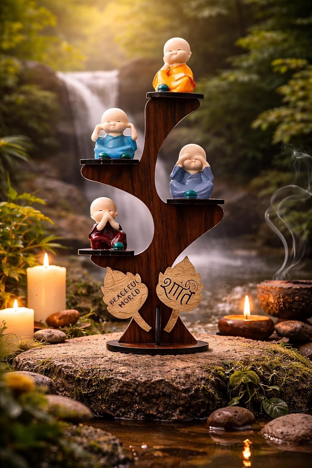 Meditation Monk Figurines-1