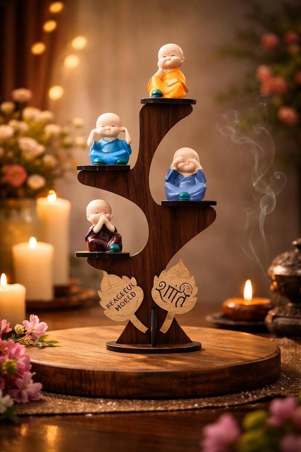 Meditation Monk Figurines-2