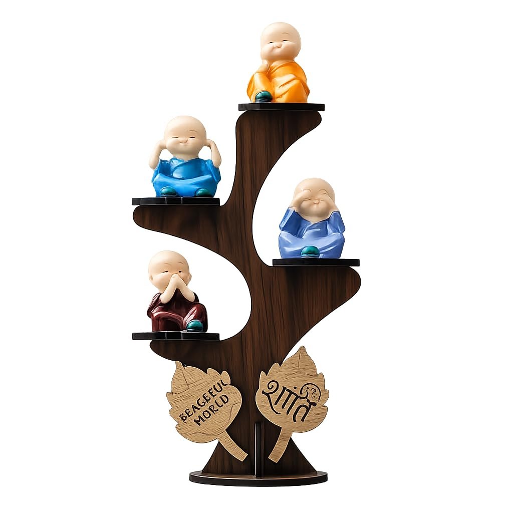 Meditation Monk Figurines