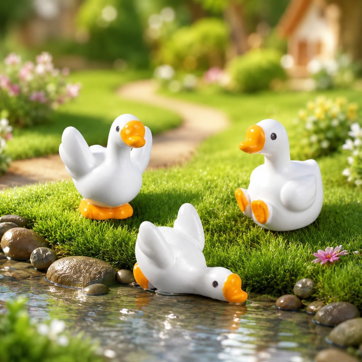 Mini Duck Figurines-1