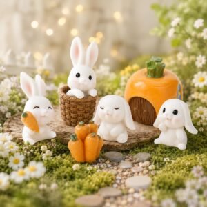 Rabbit Miniature Figurines Showpiece-1